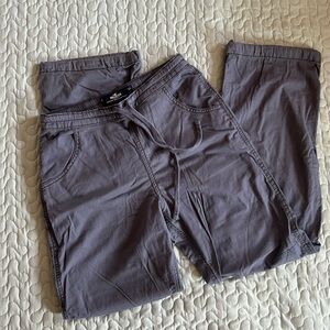 Hollister Adjustable Rise Parachute Pants XS in blue